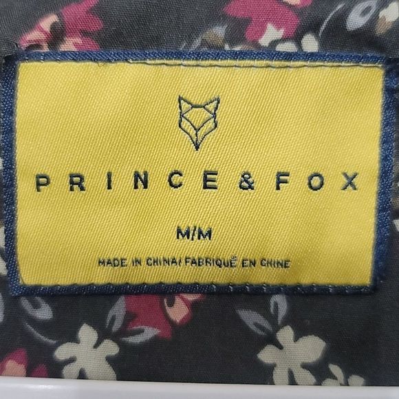 𝅺BLACK prince &fox jacket. Size medium - Picture 4 of 8